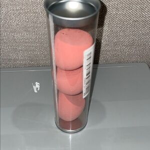 Coral Makeup Sponge Trio
